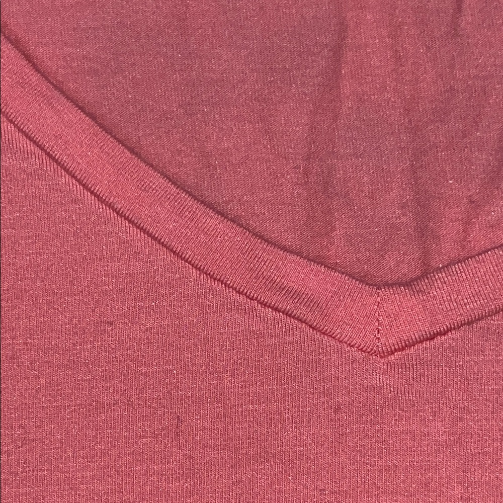 Ann Taylor Soft Pink V-Neck Tee - Picture 6 of 12